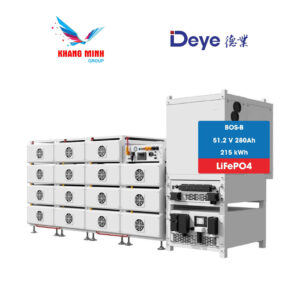 Hệ Thống Pin Lưu Trữ Deye BOS-B 51.2V 168Ah, công suất 215kWh